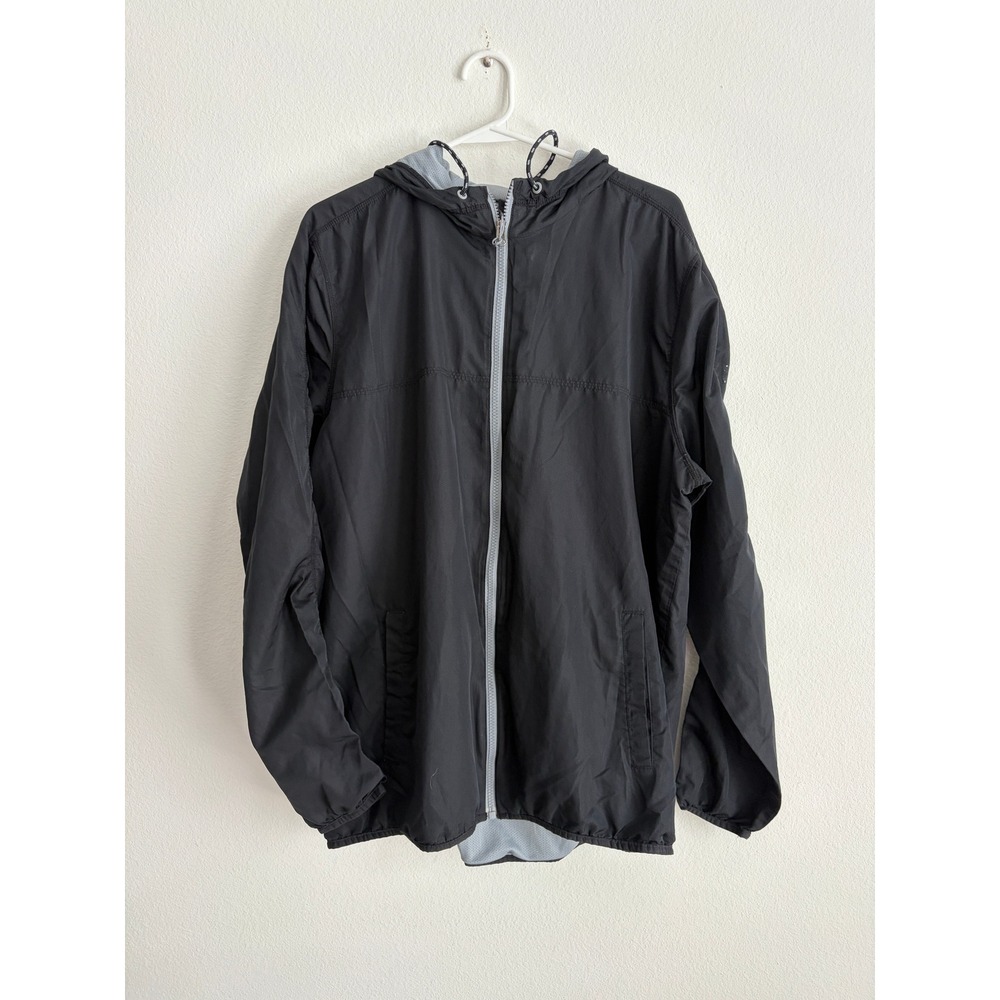 Under Armour Storm AllSeasonGear Windbreaker Jacket Black XL Loose Fit Full Zip